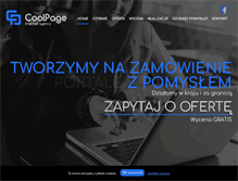 Tablet Screenshot of coolpage.pl